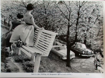 Borgward Isabella Convertible at spring 1956 Factoryphoto (7823)